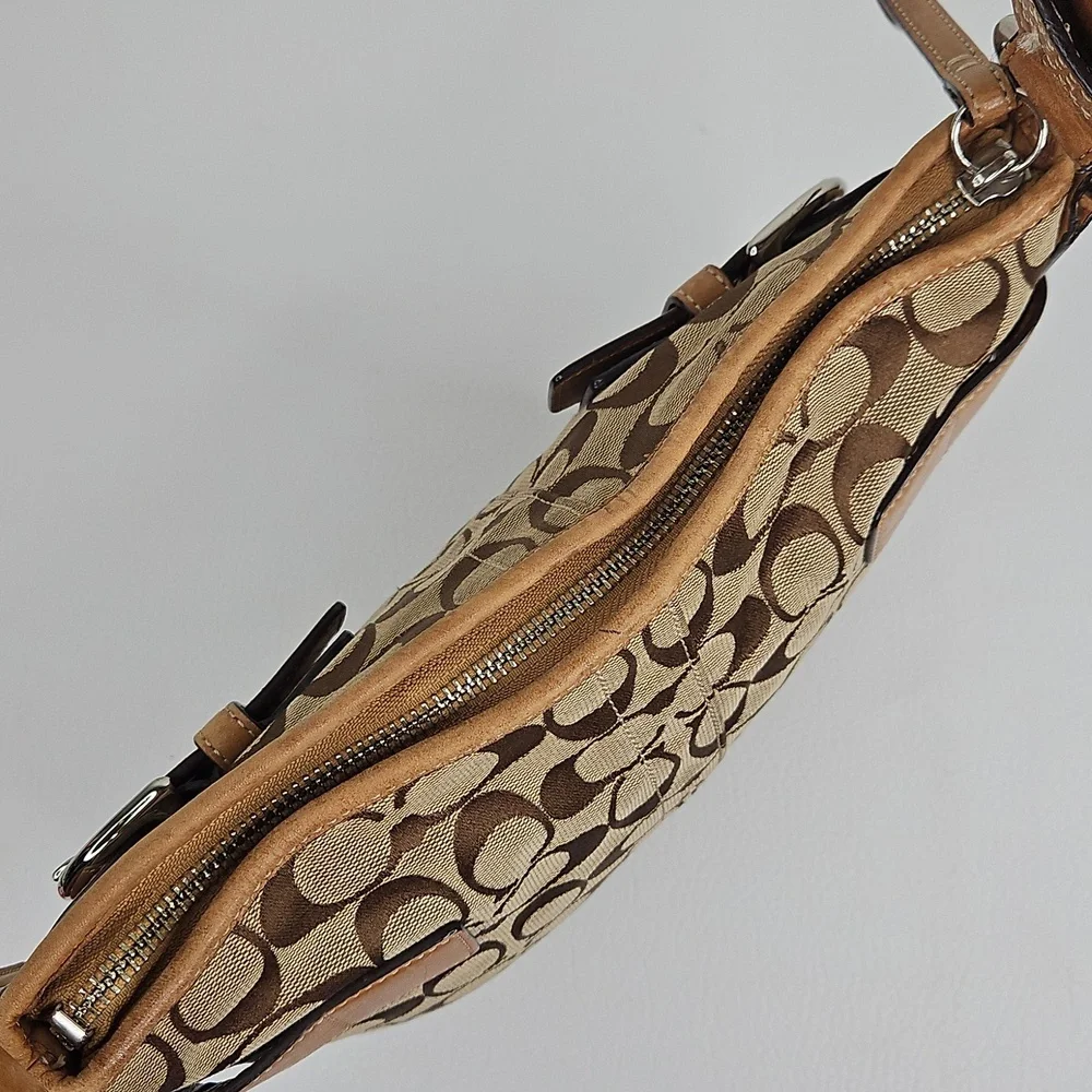 Authentic Coach Monogram Leather SOHO Crossbody Shoulder Bag - Picture 9 of 15